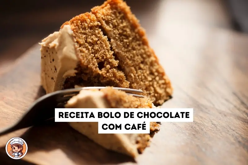 Receita de bolo de chocolate com café