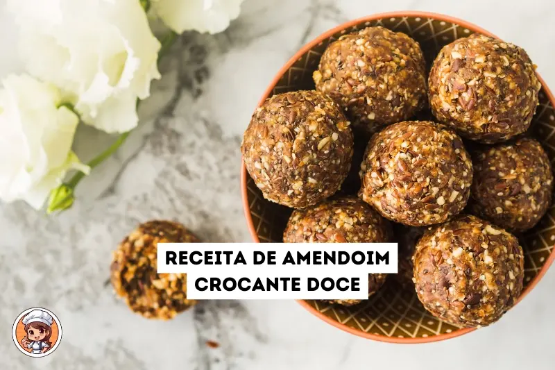 Receita de amendoim crocante doce