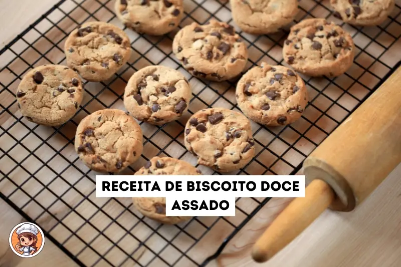 Receita de biscoito doce assado