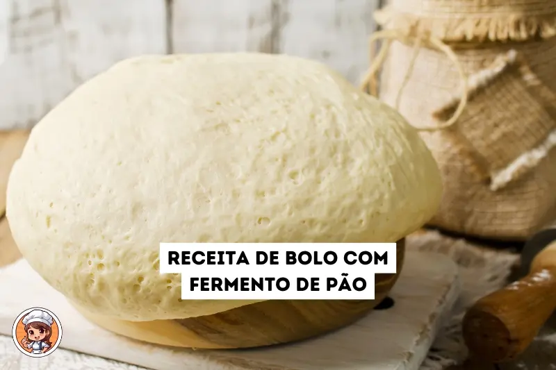 Receita de bolo com fermento de pão